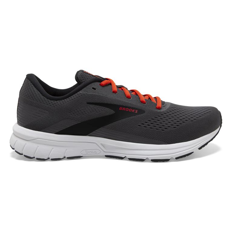 Brooks Signal 3 Mens Road Running Shoes - Blackened Pearl/Black/Red Clay - Indonesia (KLZE-01372)